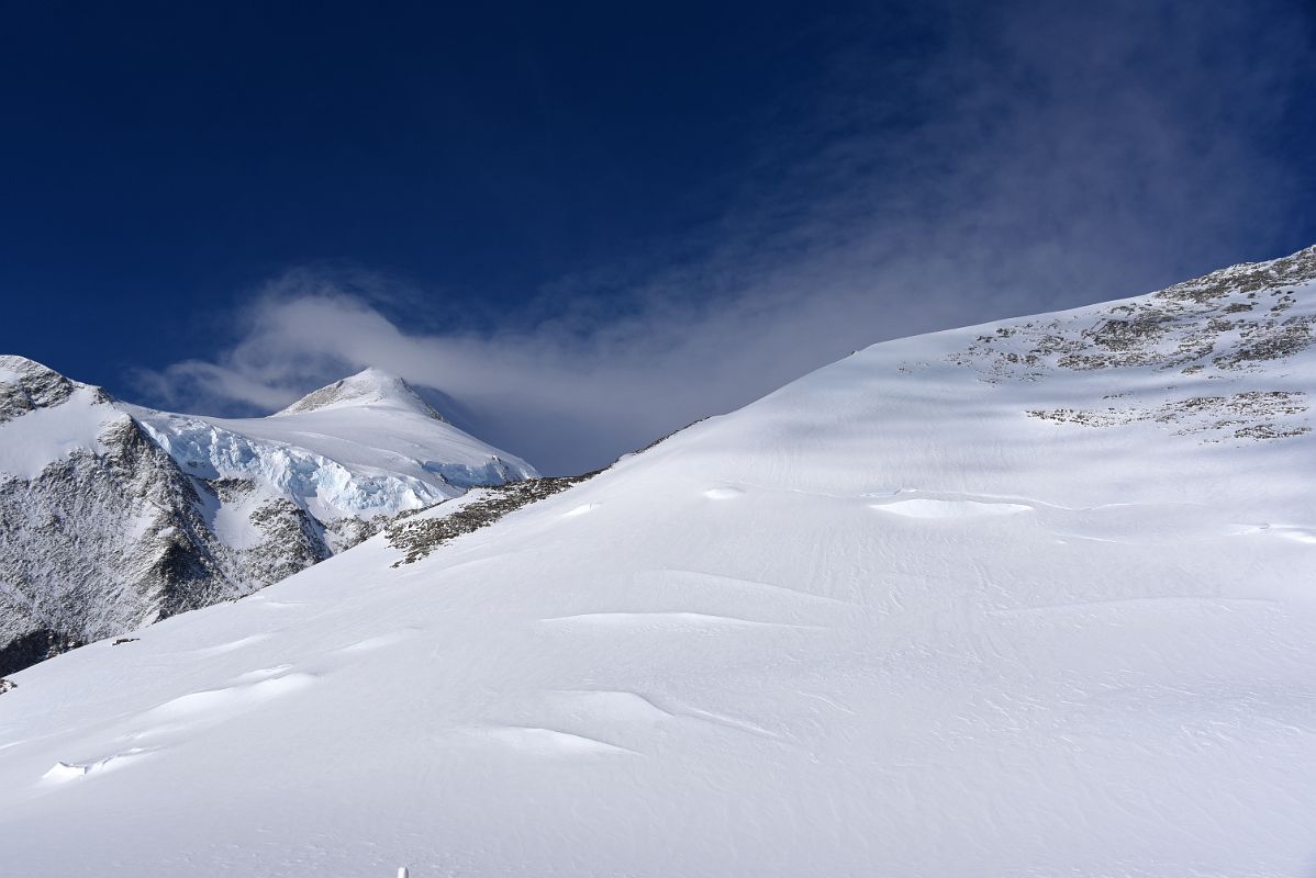 08 We Stayed Put On Day 3 At Mount Vinson Low Camp Because Of High Winds On The Ridge With Clouds Over Mount Shinn